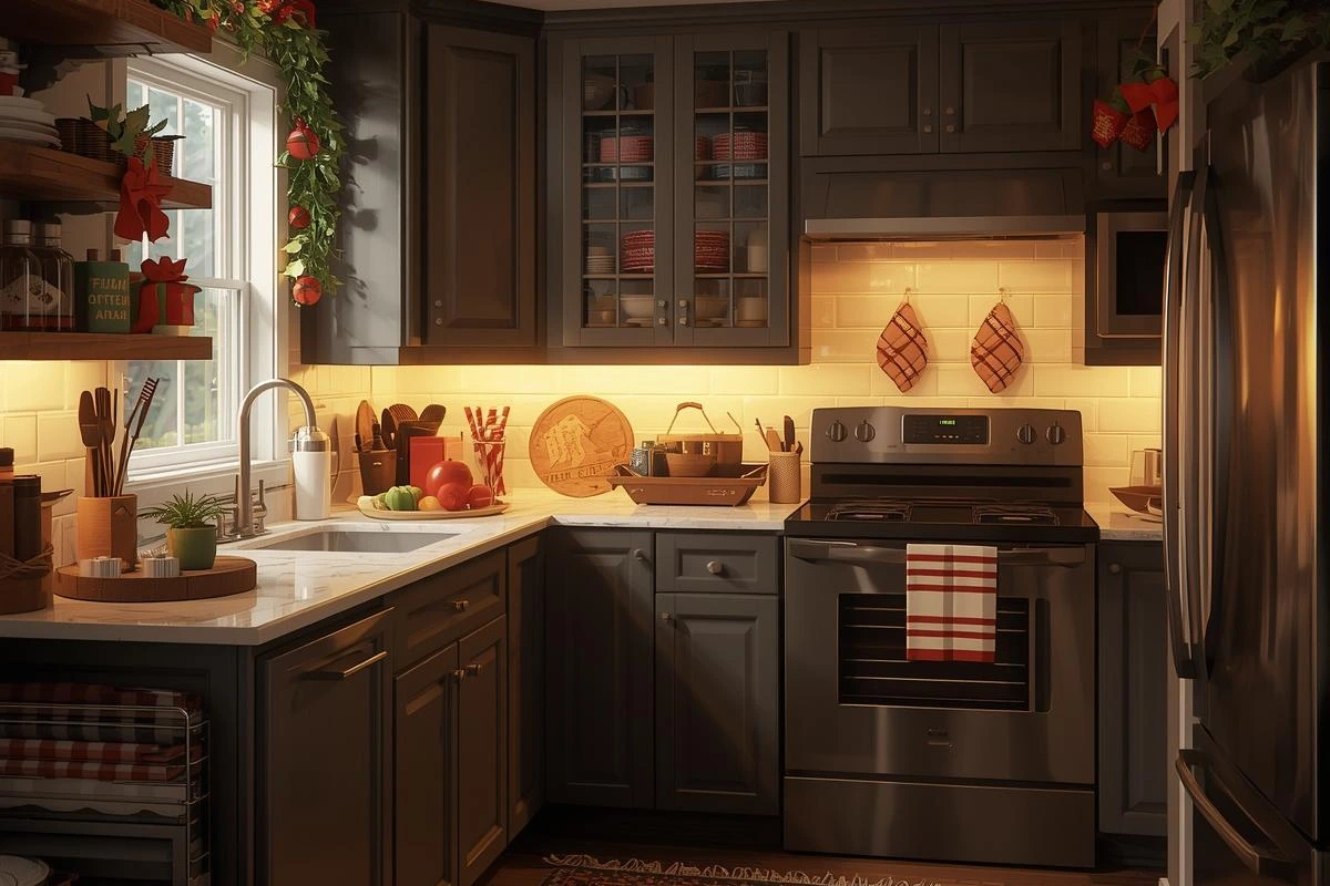 Warm-Toned Lighting Transforms Your Cooking Space for the Holidays